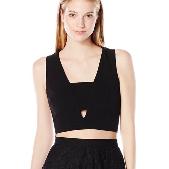 All Over Floral Lace Skater Skirt and Cropped Keyhole Top Set - Picture 2 of 3